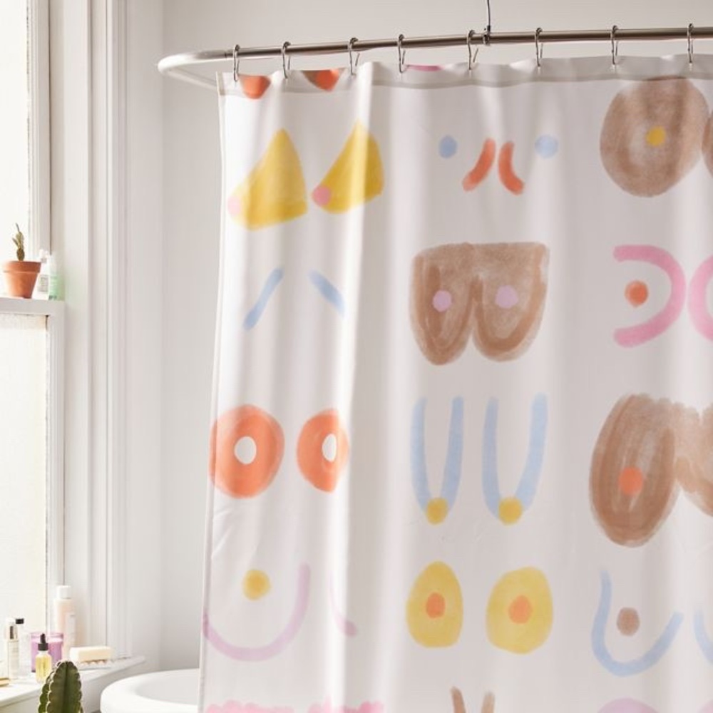 “You’re the Tits”Shower Curtain from UO 🍒